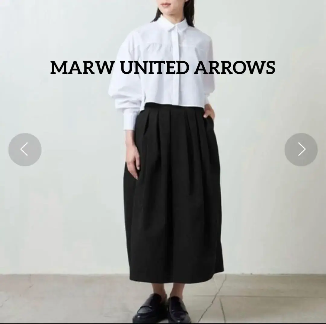 【美品】マルゥユナイテッドアローズ　バルーンスカート34 MARW UNITED ARROWS（マルゥ ユナイテッドアローズ）の「＜MARW