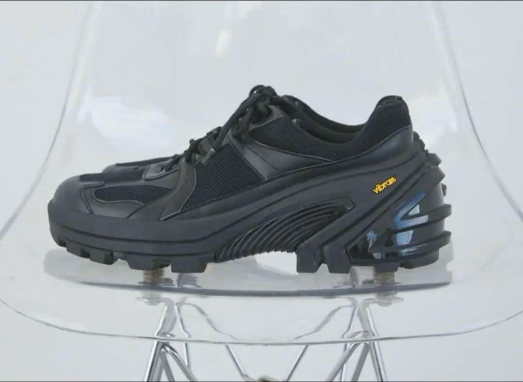 OPENING ACT 黒 スエード モカシンシューズ Vibramソール