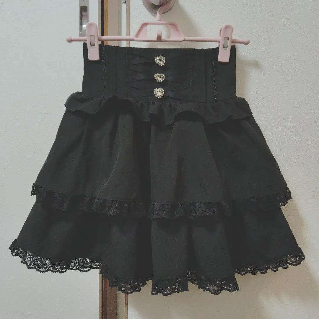 親愛的愛 スカート S 黑色 的縮圖