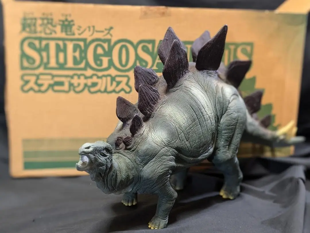 超恐竜 ステゴサウルス（バンダイ）ビッグサイズ ソフビフィギュア箱付 2025年最新】ステゴ ソフビの人気アイテム - メルカリ