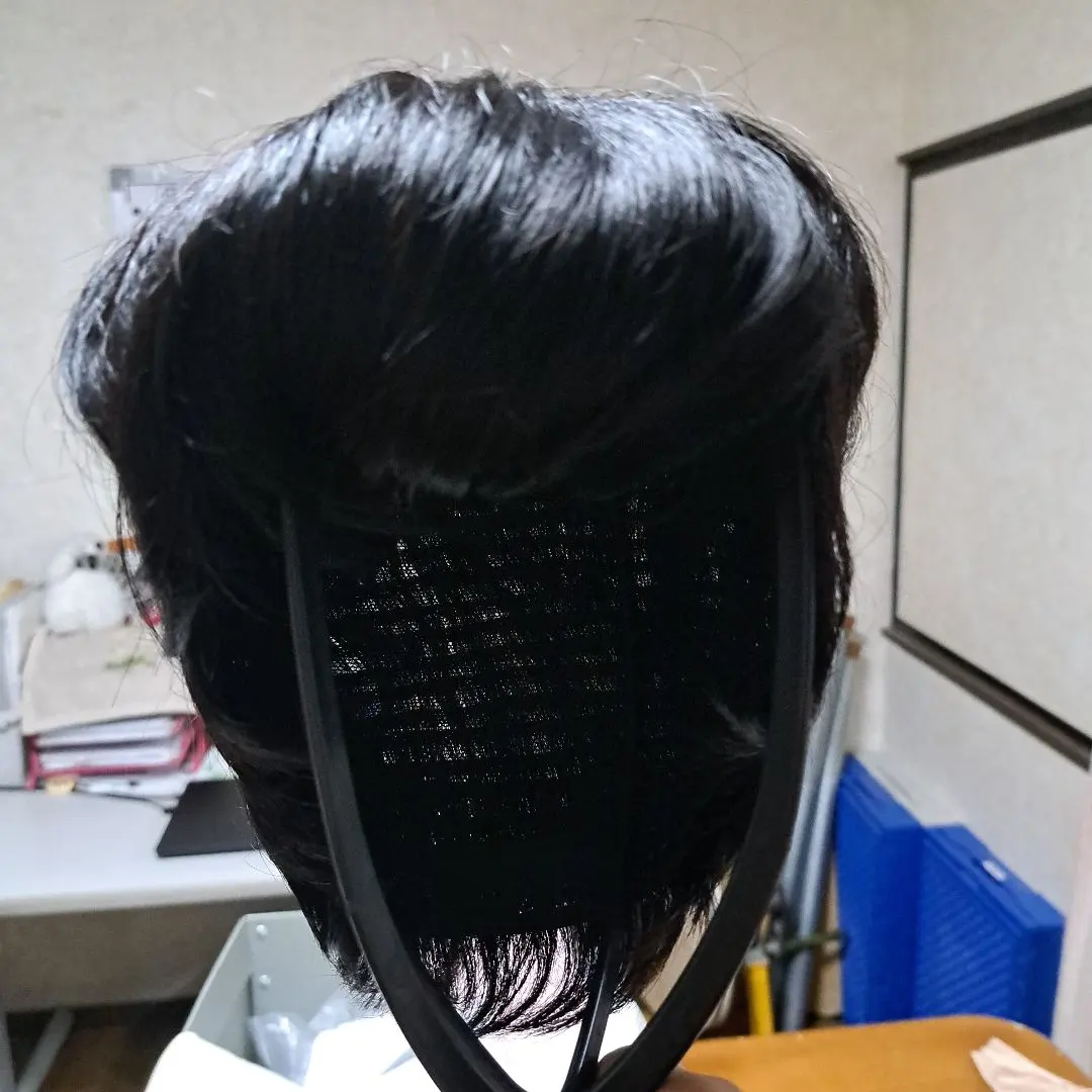 黑色波波頭假髮 S碼 的縮圖