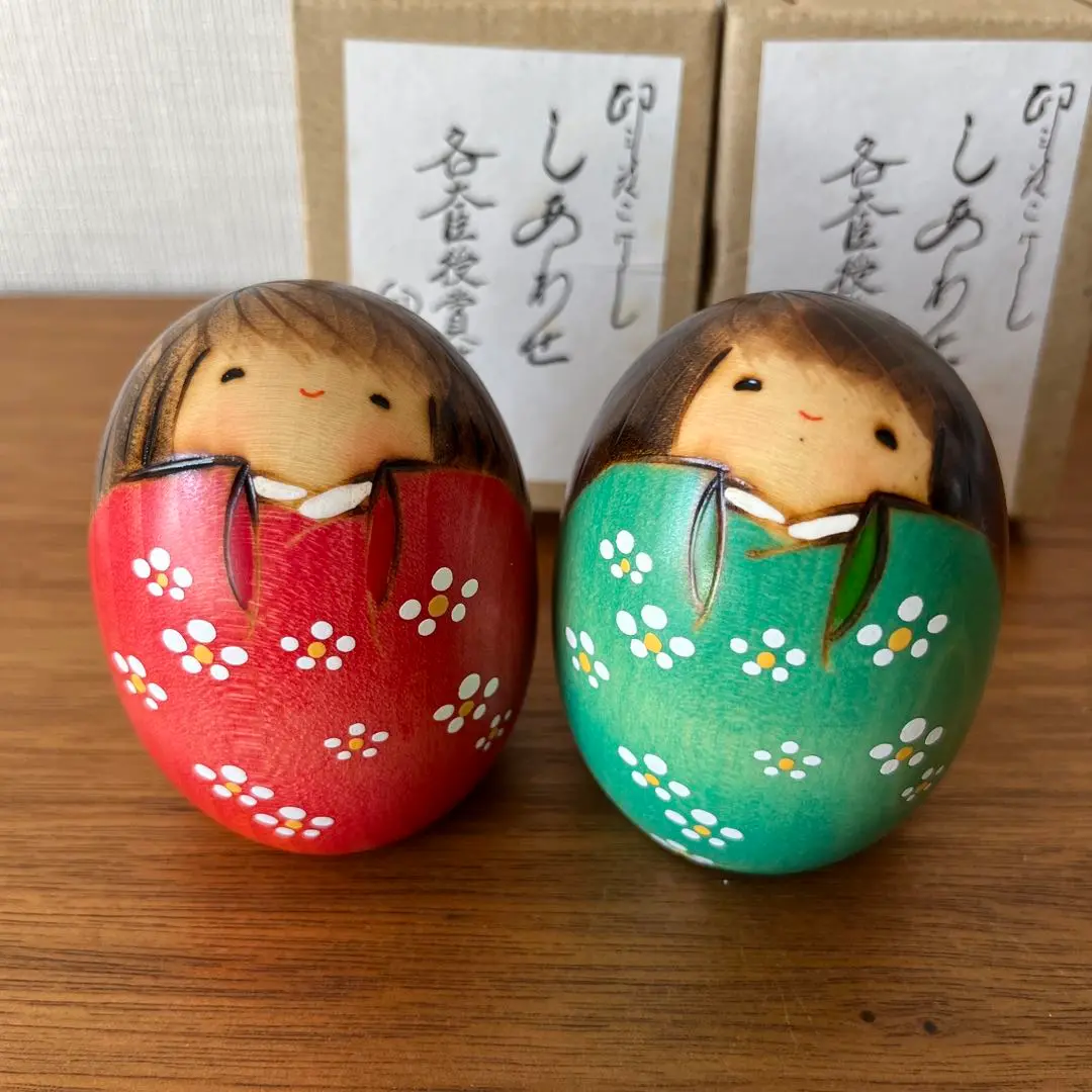 N1301 創作こけし　卵三郎 Amazon.co.jp: 卵三郎 ぐんまちゃんこけしセット : おもちゃ