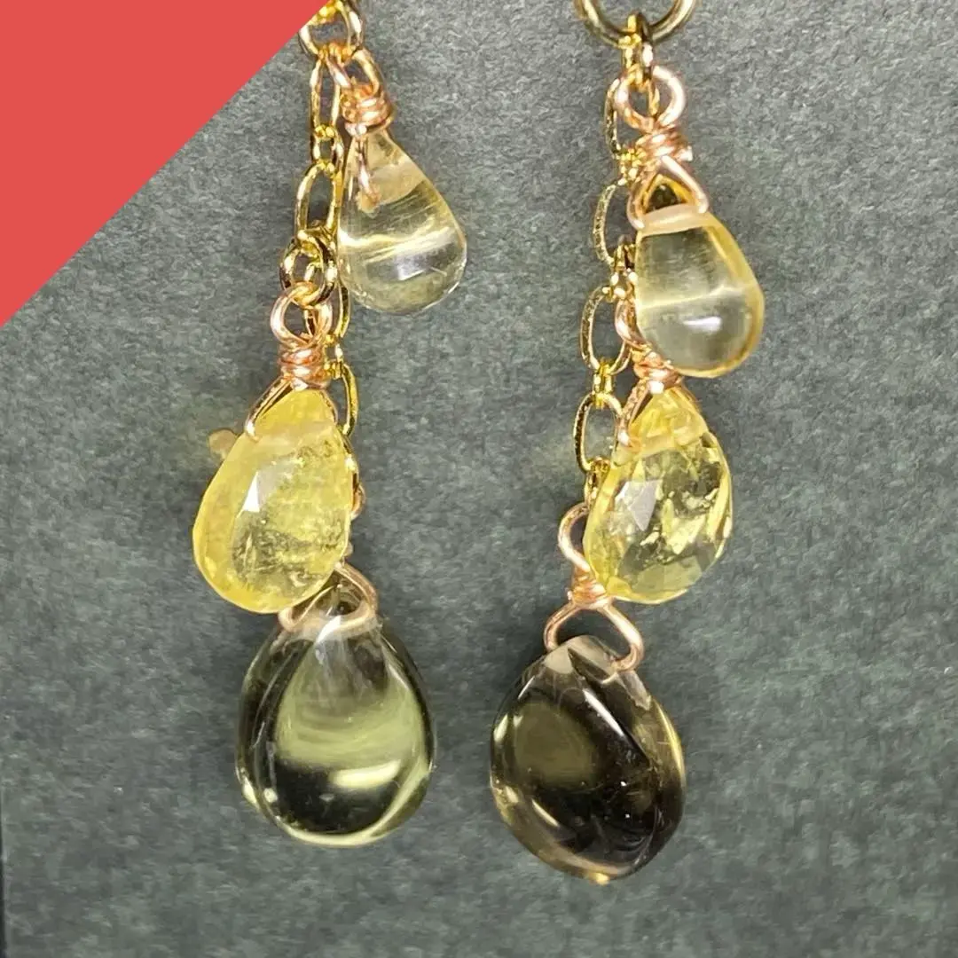 Thumbnail of Commission: Lemon Smoky ☆ Natural Stone Charm