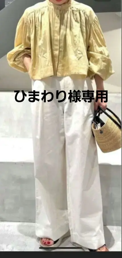 【SALE】enrica⭐︎コットンサテンギャザースリーブブラウス 即完売したアイテムに新色登場！enricaの「ギャザースリーブ