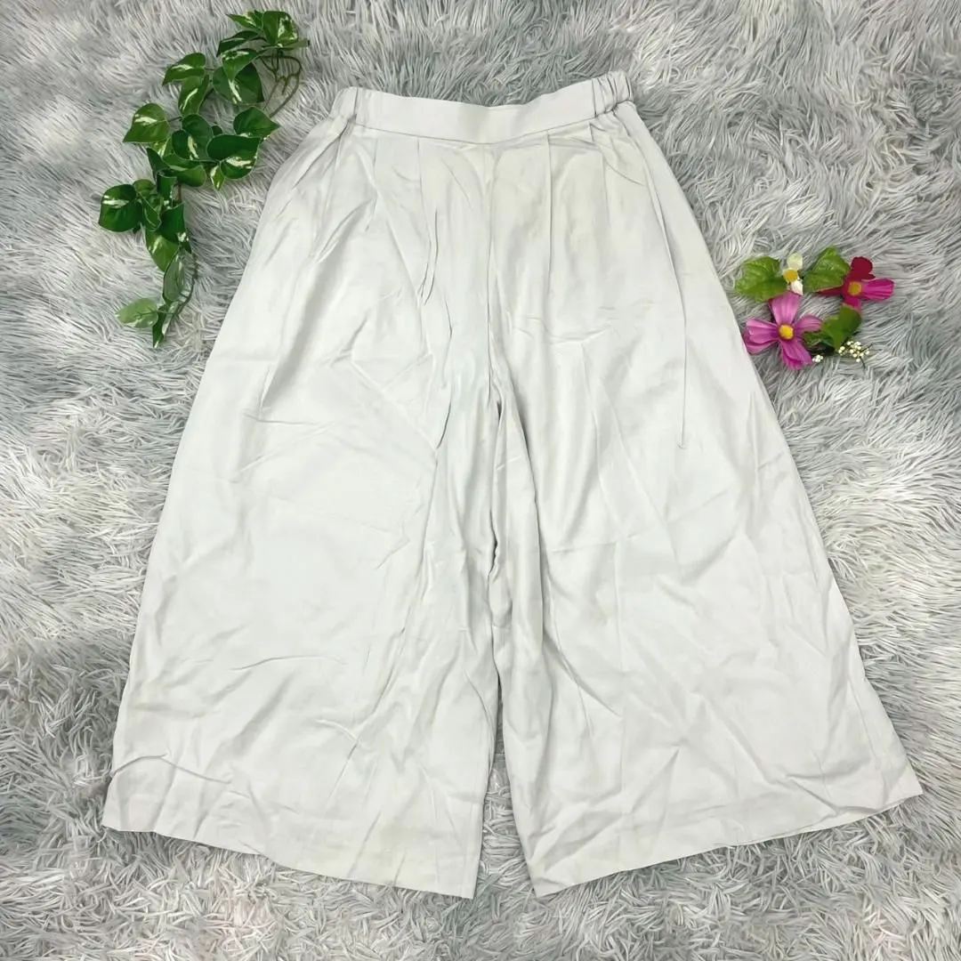 Thumbnail of [SOFUOL] Gaucho Pants (S) White Wide Pants Waist Elastic