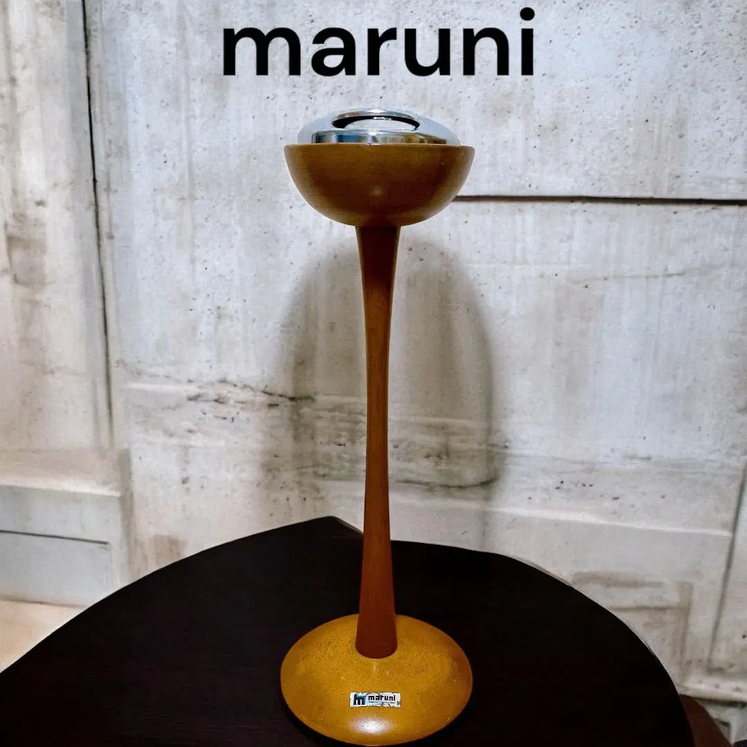 【アンティーク】オールドマルニ 木製スタンド式灰皿【家具】 オールドMARUNI スタンド灰皿 – zakka store towi