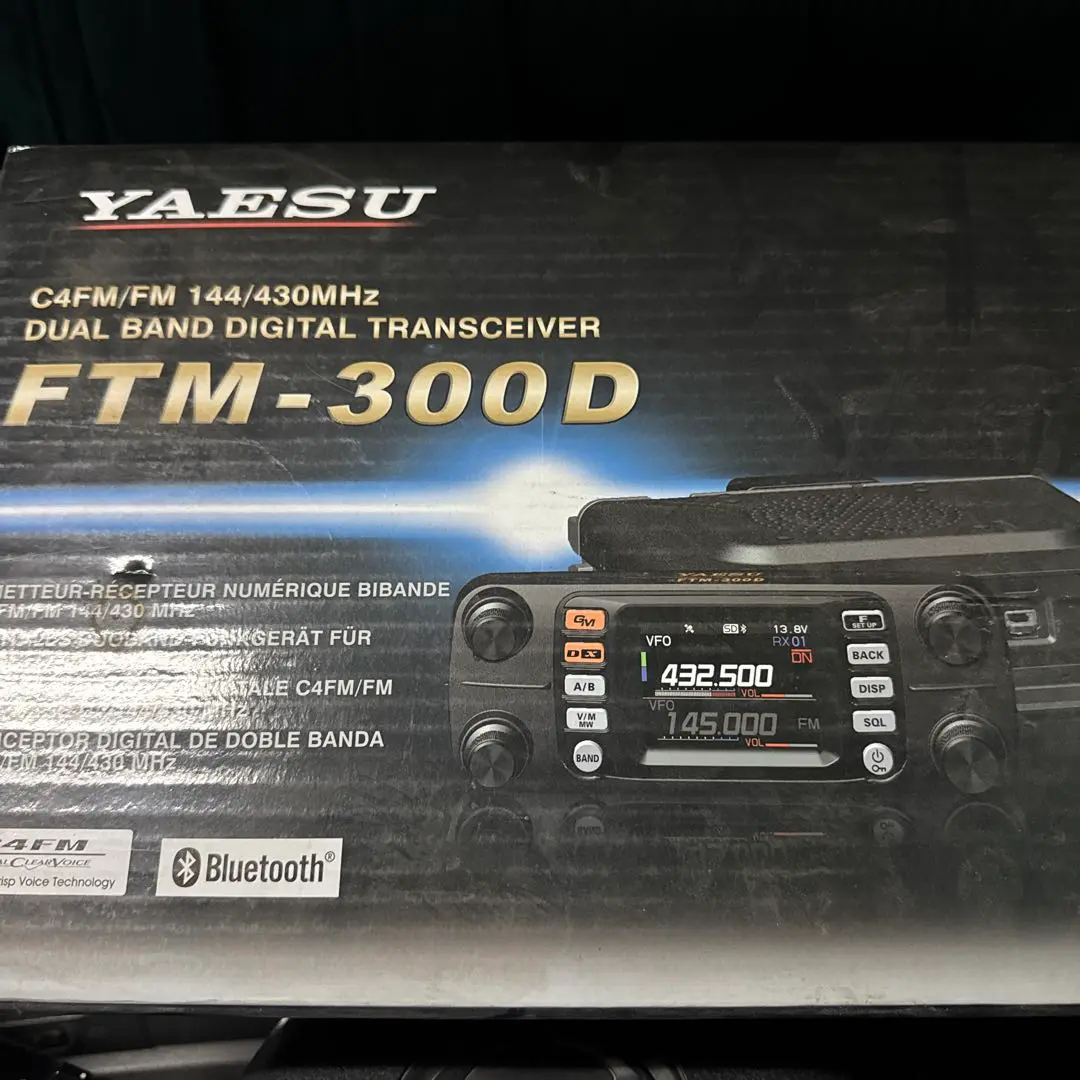 YAESU FTM-300D 未使用品 YAESU FTM-300DR Dual Band Transceiver Mobile Transceiver Car