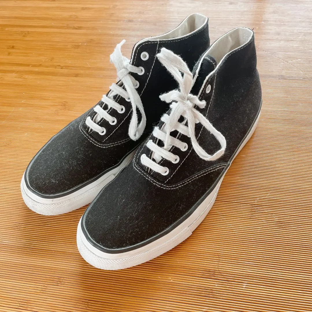 廃盤　日本製　ANATOMICA WAKOUWA　グリーン×ブラック　10H 2025年最新】(アナトミカ) ANATOMICA WAKOUWA DECK SHOES CANVAS