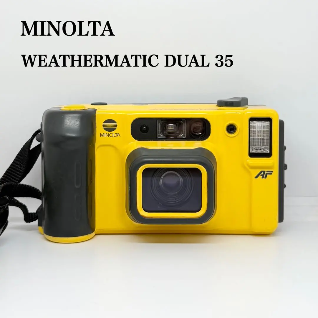 状態良し【動作確認ＯＫ】MINOLTA　WeatherMATIC　DUEL 35 2025年最新】minolta weathermaticの人気アイテム - メルカリ