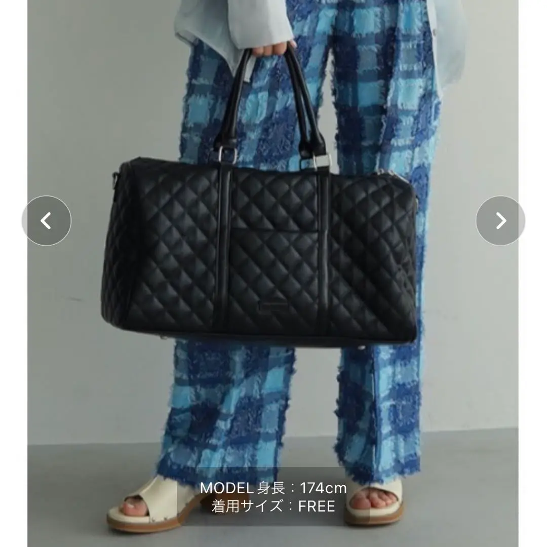 AMAIL（アマイル）の「Quilting boston bag（ボストンバッグ