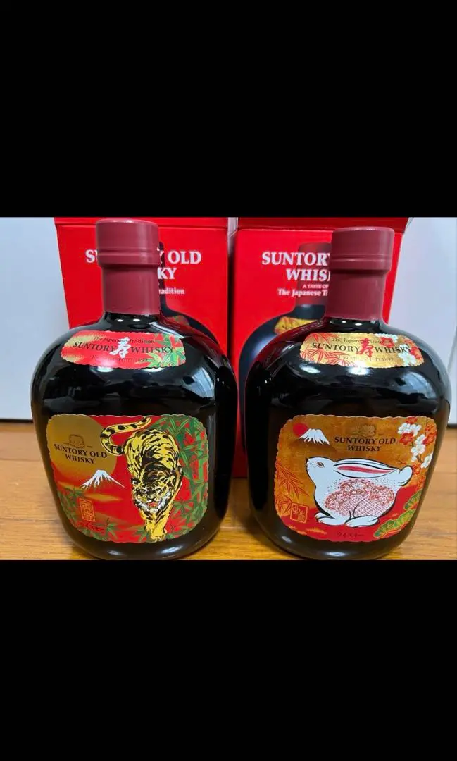 ケ*イ様 SUNTORY  ウイスキー　15年 ウサギ型　未開封 2025年最新】サントリーオールドウイスキー うさぎの人気