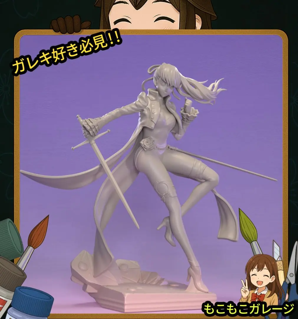 芳澤すみれ 1/9 ペルソナ5 ガレージキット 未塗装 未組立 フィギュア 芳澤すみれ 1/9 ペルソナ5 ガレージキット 未塗装 未組立