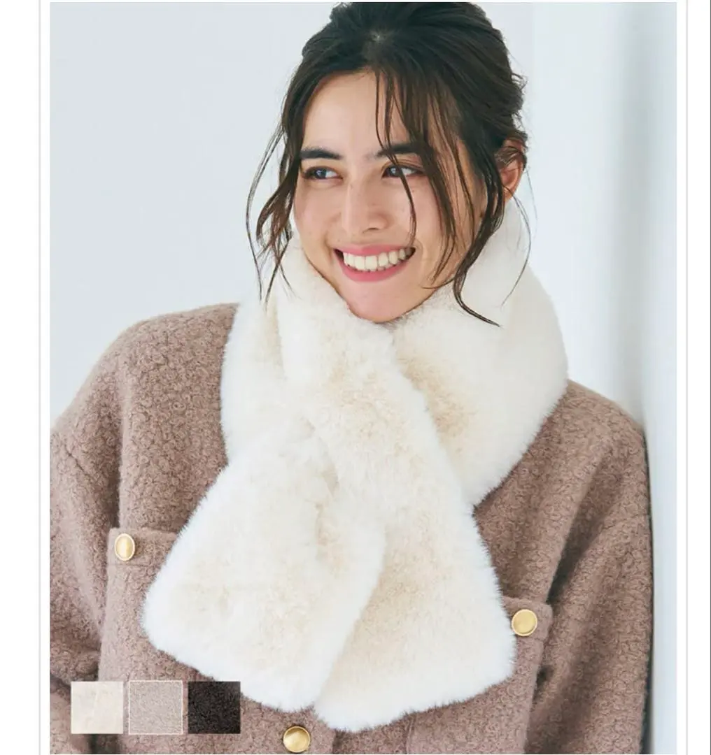 Thumbnail of coca Coca Faux Fur Narrow Tippet