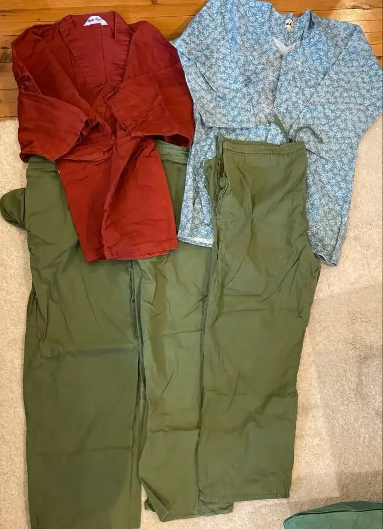 Thumbnail of 5-piece set: Samue (work clothes) top and bottom, used, work clothes