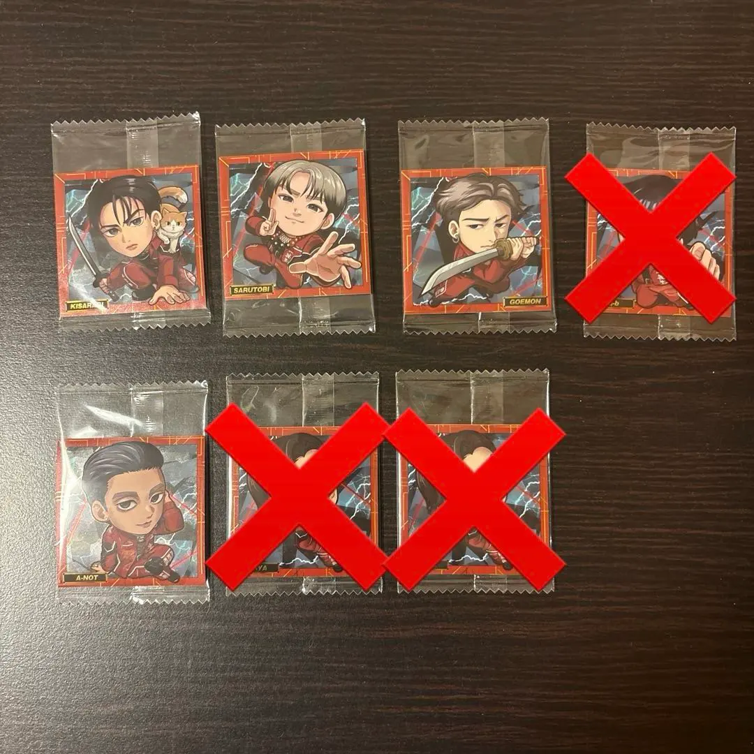 Thumbnail of BOT Stickers THE RAMPAGE Set of 4 Anime Characters