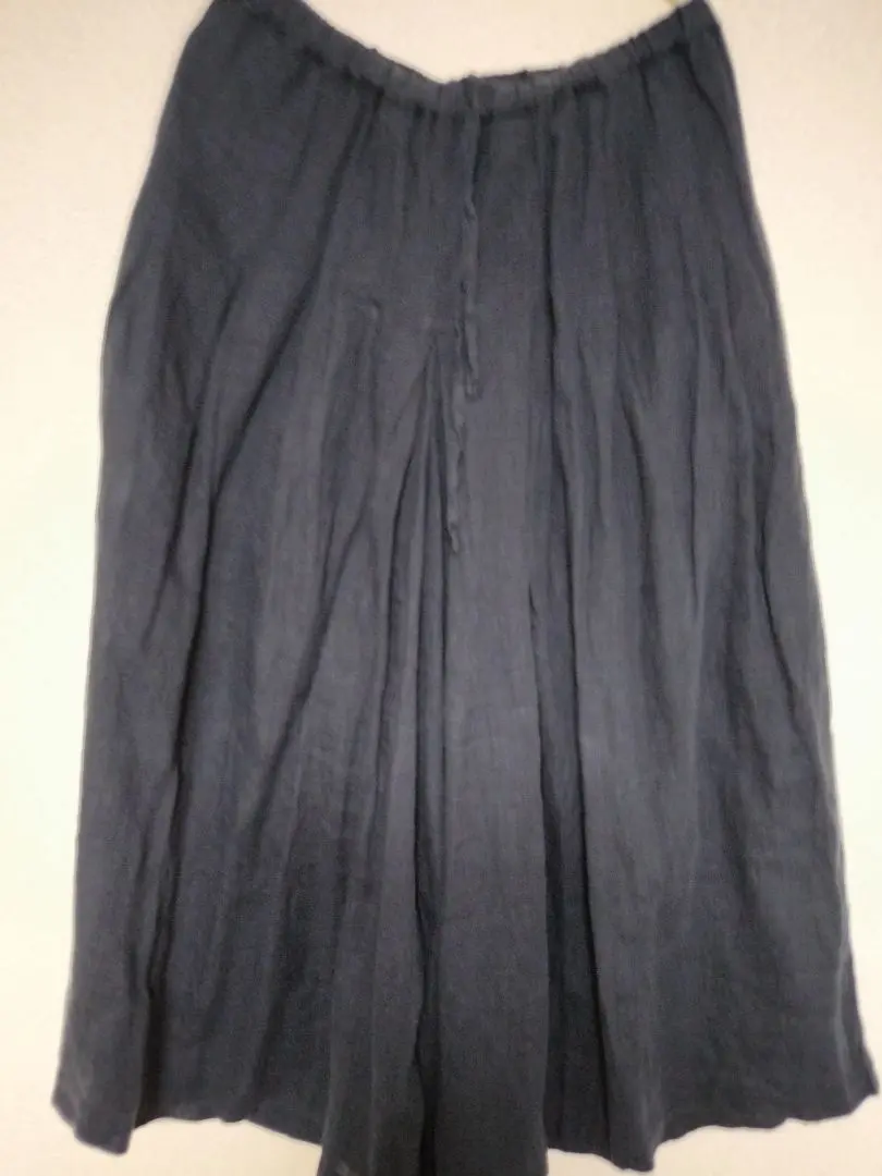 Thumbnail of Natural Laundry Linen Navy Gaucho Pants Wide Pants Size 2