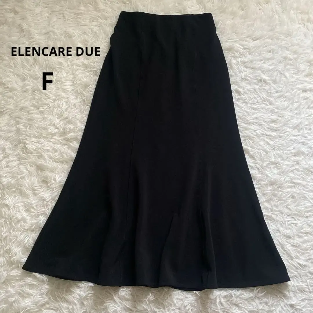 Thumbnail of Elen Care Due Long Flare Skirt, Black, Plus Size, Free Size
