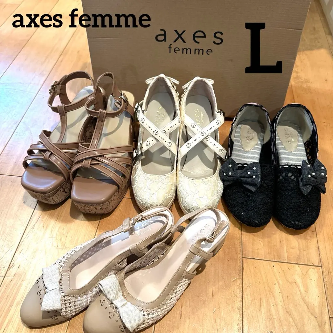 Thumbnail of axes femme Sandals & Pumps - Set of 4