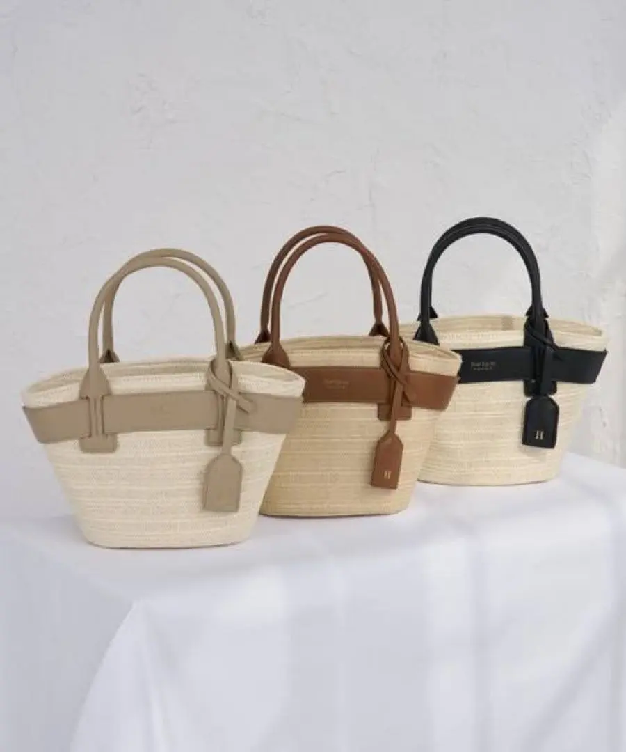 herlip toPalma MiniToteBag カゴバックブラウン