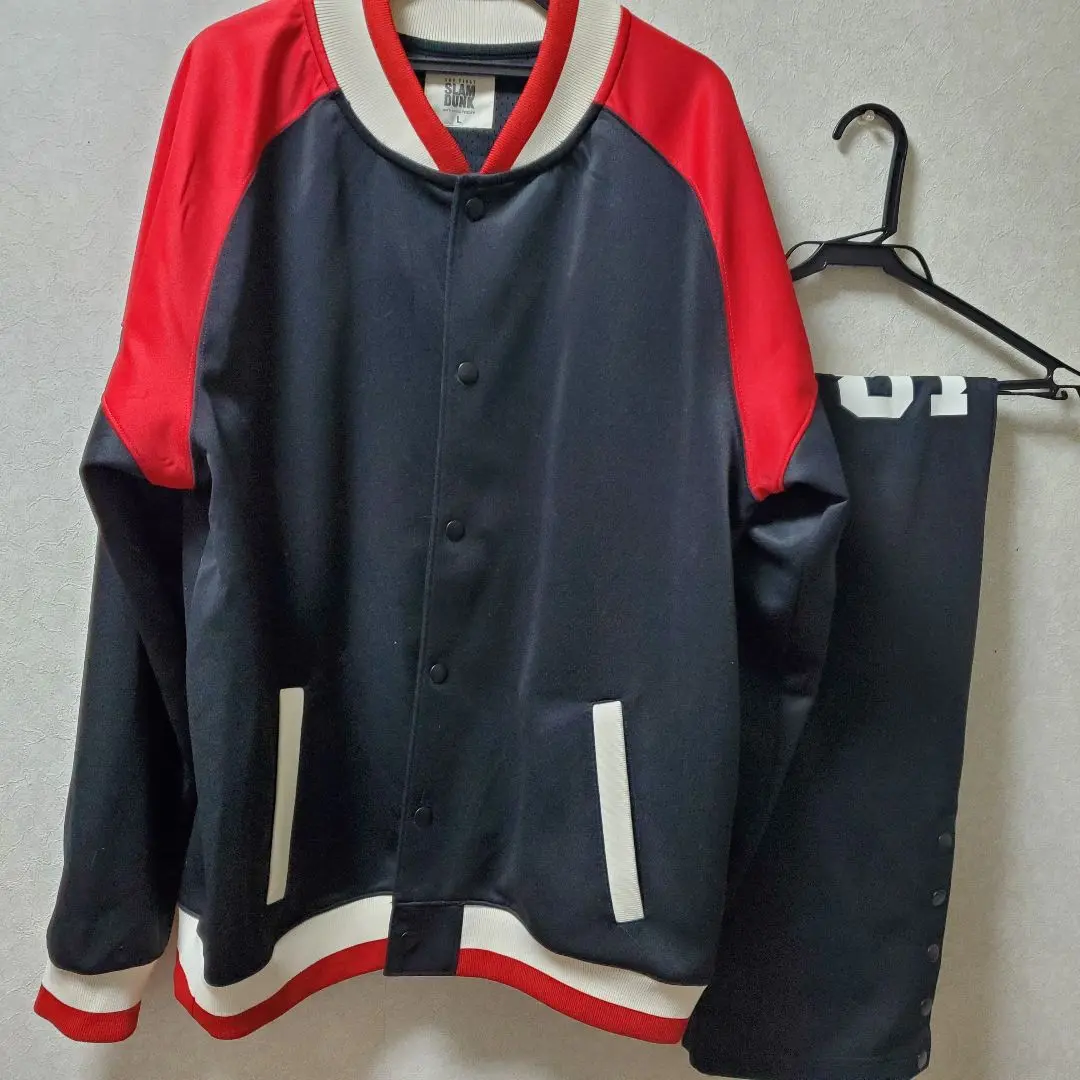 【非売品/公式品】スラムダンク　湘北ジャージ上下セット THE FIRST SLAM DUNK 湘北ジャージセット M: アパレル・バッグ
