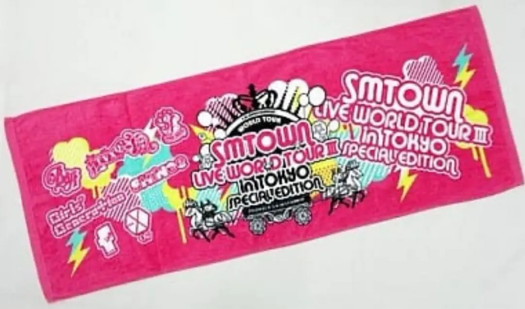 SMTOWN LIVE WORLD TOUR in TOKYO スポーツタオル スポーツタオル | SMTOWN OFFICIAL ONLINE STORE
