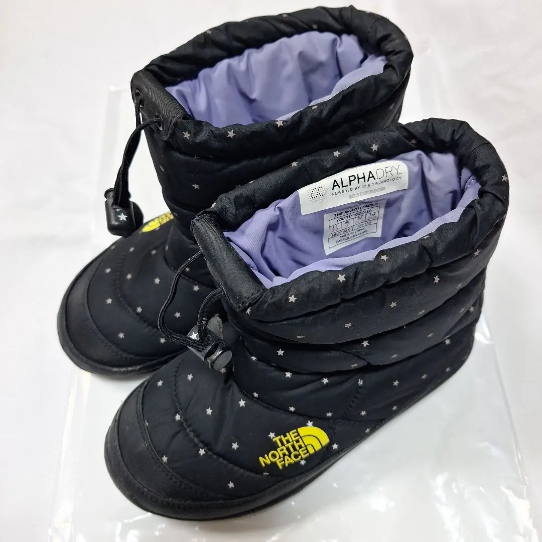 希少美品！Xgirl×The North Face 星柄ヌプシブーツ　18センチ 希少美品！Xgirl×The North Face 星柄ヌプシブーツ18センチ