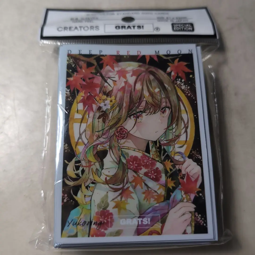 GRATS グラッツ　スリーブ　ゆこりん　4種セット Amazon.co.jp: GRATS グラッツ カードスリーブ 4点セット 優子鈴