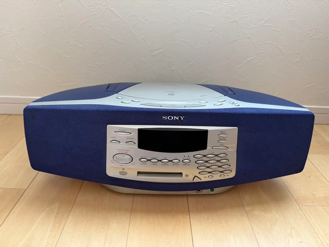 SONY　MD CDコンポ ラジオ ブルー  ZS-M35  リモコン付き Amazon.co.jp: SONY ソニー ZS-M35 ブルー パーソナルMDシステム