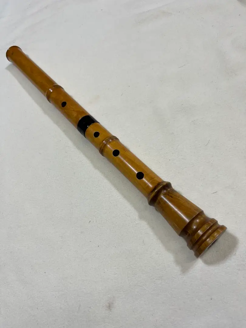 愛用 ワダ 楓 胡蝶 □【極美品】尺八 1.5尺 一尺五寸（尺八の 琴