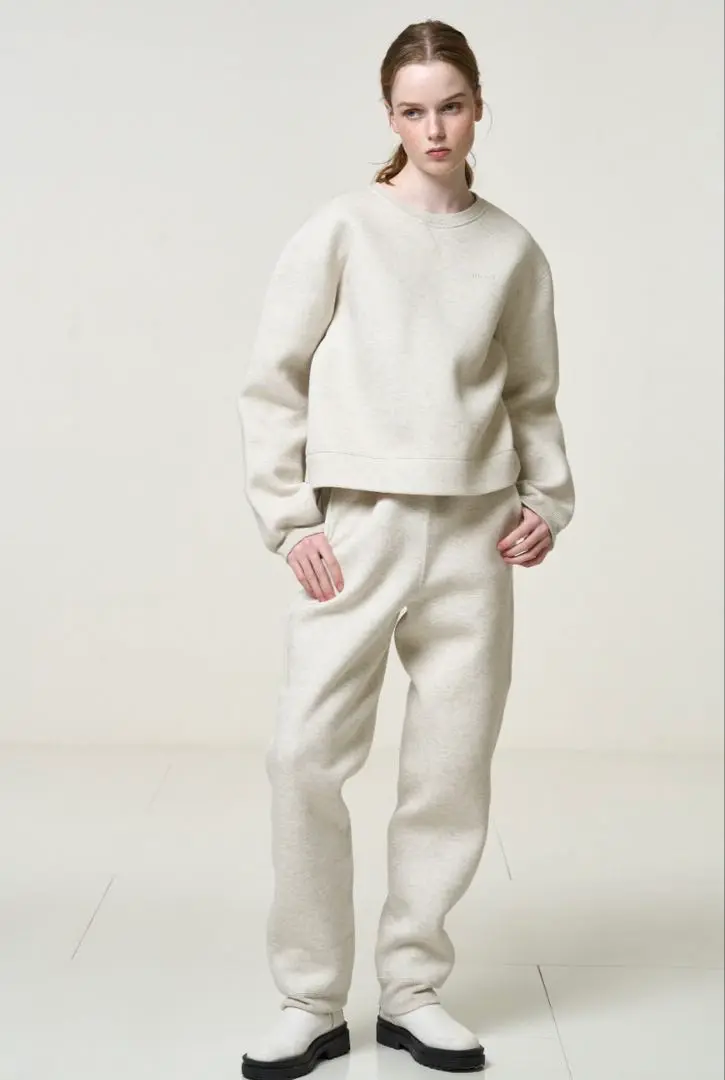 THETOE スウェット レザーパンツセット