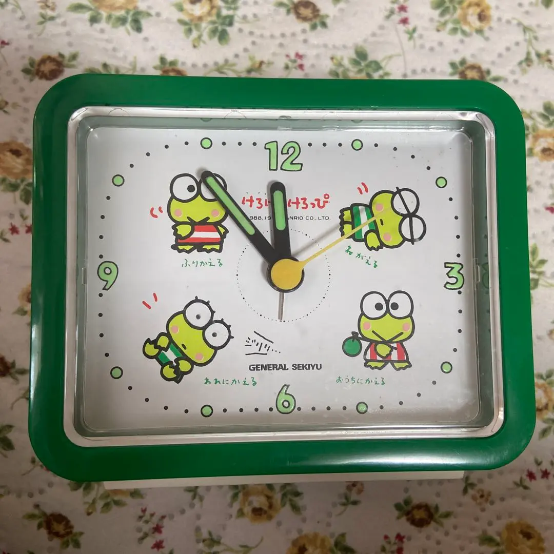 【レトロ】けろけろけろっぴ 掛け時計 当時物 新品未使用 レトロ】けろけろけろっぴ 掛け時計 当時物 新品未使用