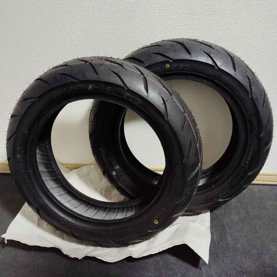 新品 IRC製 ダックス125 タイヤ 前後2本セット 新車外し 新品同様 前後2本セット IRC製 ダックス125 タイヤ - メルカリ