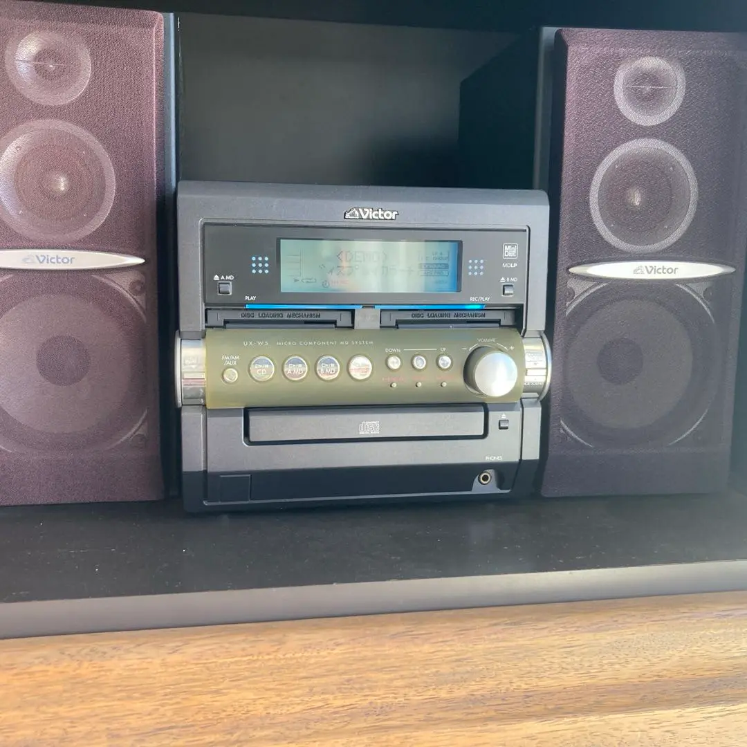 Victor UX-W5 フルセット Amazon.co.jp: Victor ビクター JVC UX-W5-S シルバー マイクロ