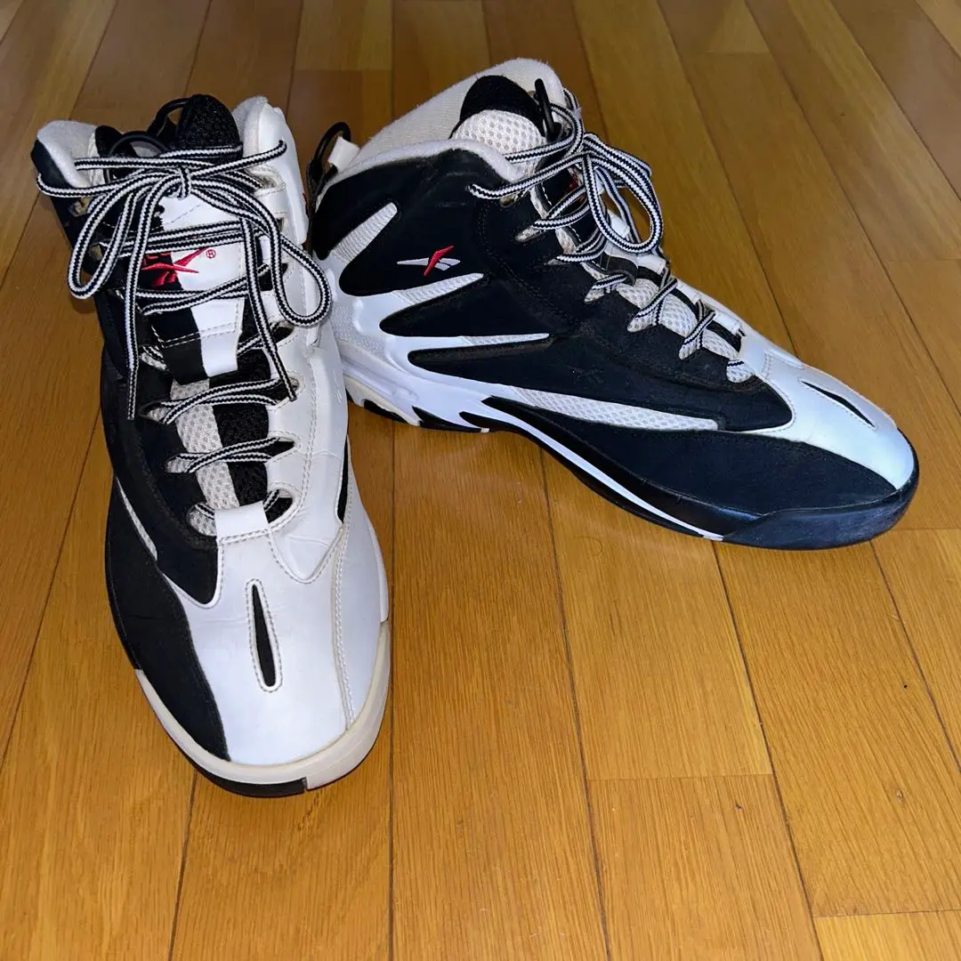 激レア　美品　Reebok バスケットシューズ ブラック/ホワイト　27.5 2025年最新】reebok blastの人気アイテム - メルカリ