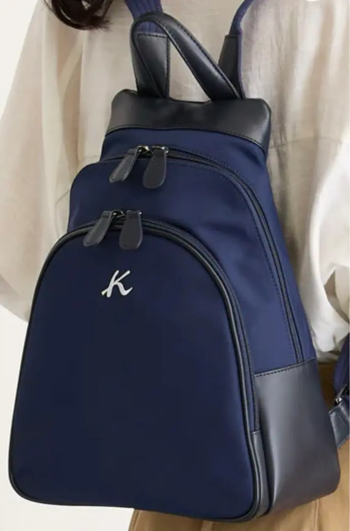 【新品未使用】キタムラK2 Kロゴ　レザー　バックパック　リュック KitamuraK2｜KitamuraK2/キタムラK2/(W)牛革リュック CI-2
