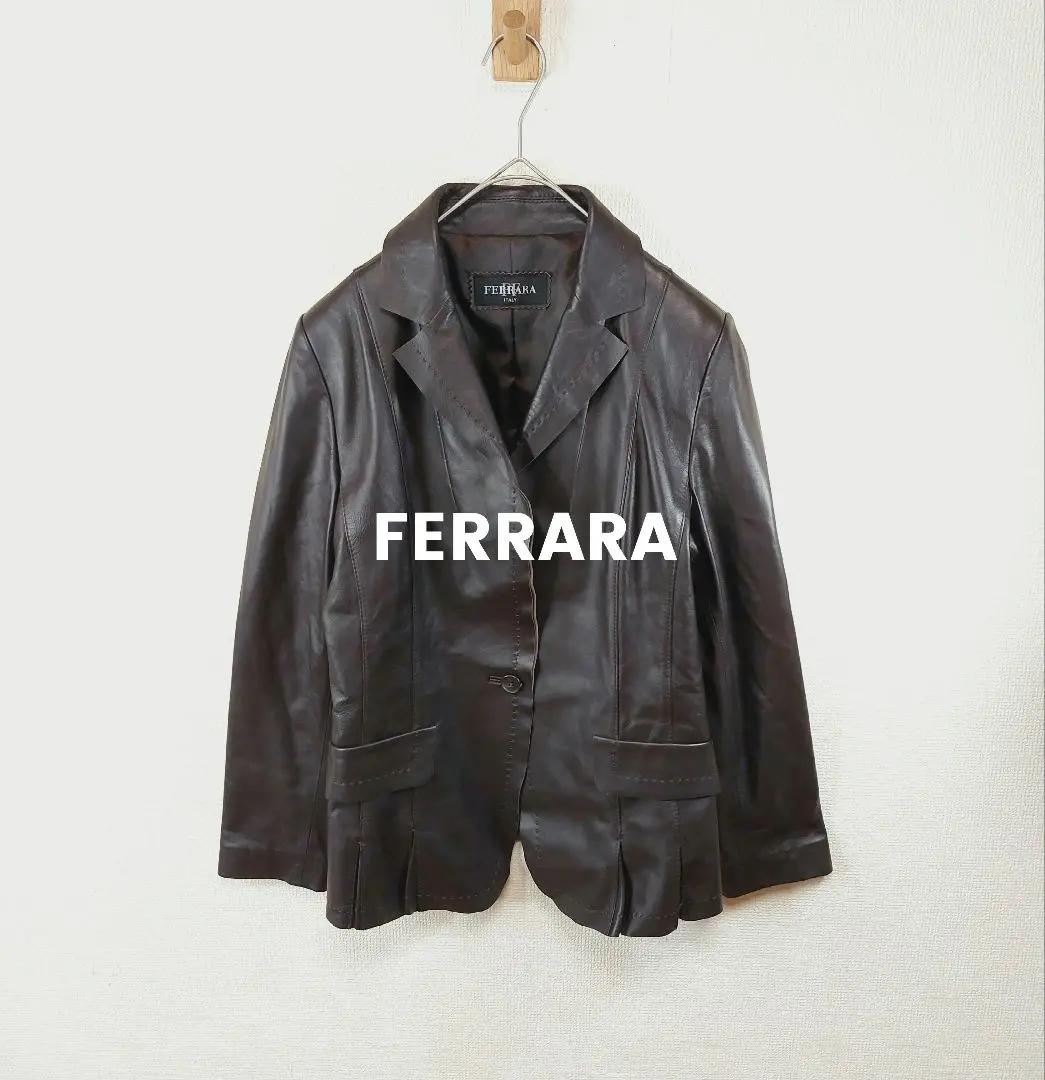 GIANMARIA FERRARA 革ジャン　ライダース　ビンテージ　古着 GIANMARIA FERRARA 革ジャンライダースビンテージ古着