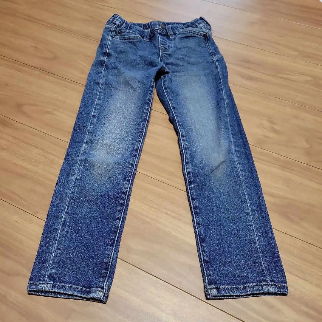 Thumbnail of UNIQLO Denim Straight Pants 120