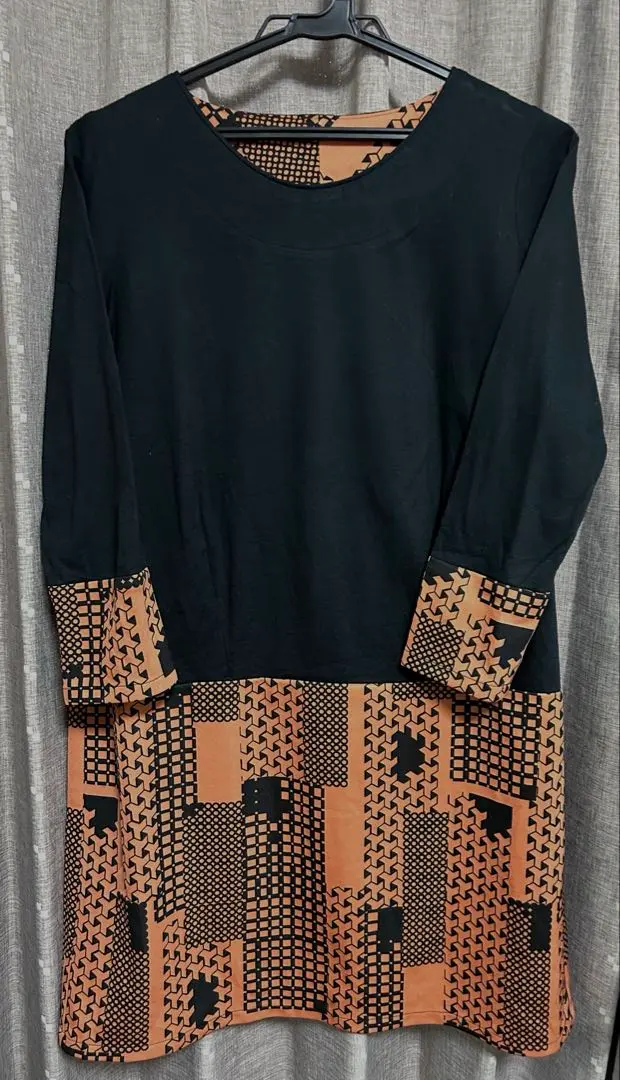 Thumbnail of Handmade dress using retro fabric