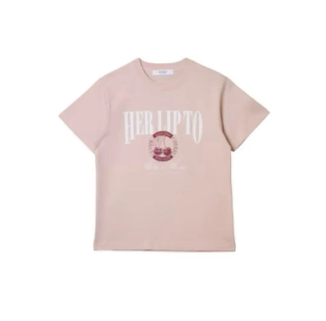 ハーリップトゥ　トロアロゴ　Tシャツ Trois Silky Cotton Tee
