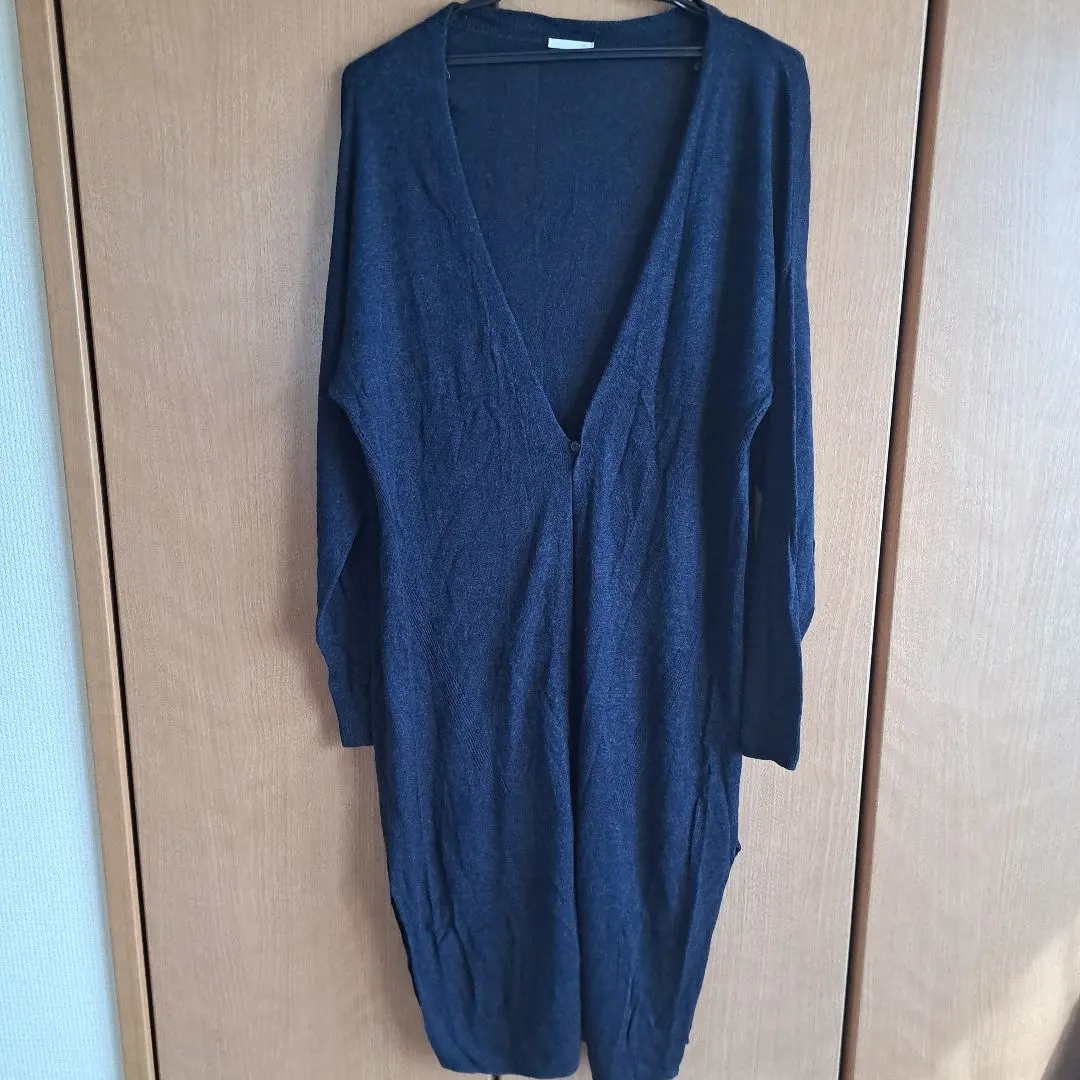 Thumbnail of Navy long cardigan XL
