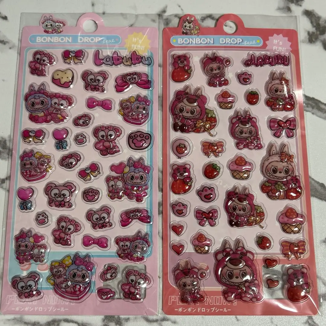 Thumbnail of Love Boo Puffy Stickers - Set of 2