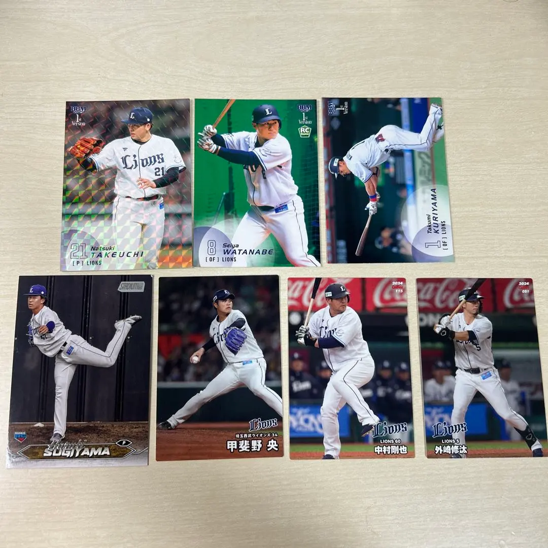 Thumbnail of Saitama Seibu Lions Trading Cards - Includes Rare Cards