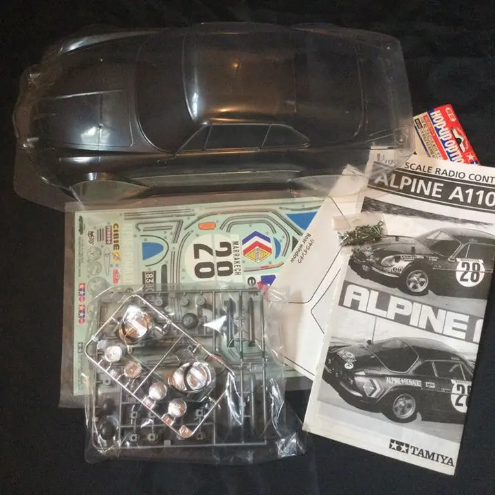 ALPINE A110 1/10 タミヤ　ラジコンカーボディセット　未加工品 タミヤ 電動RCカーシリーズ 1/10RC アルピーヌA110 イェーガー