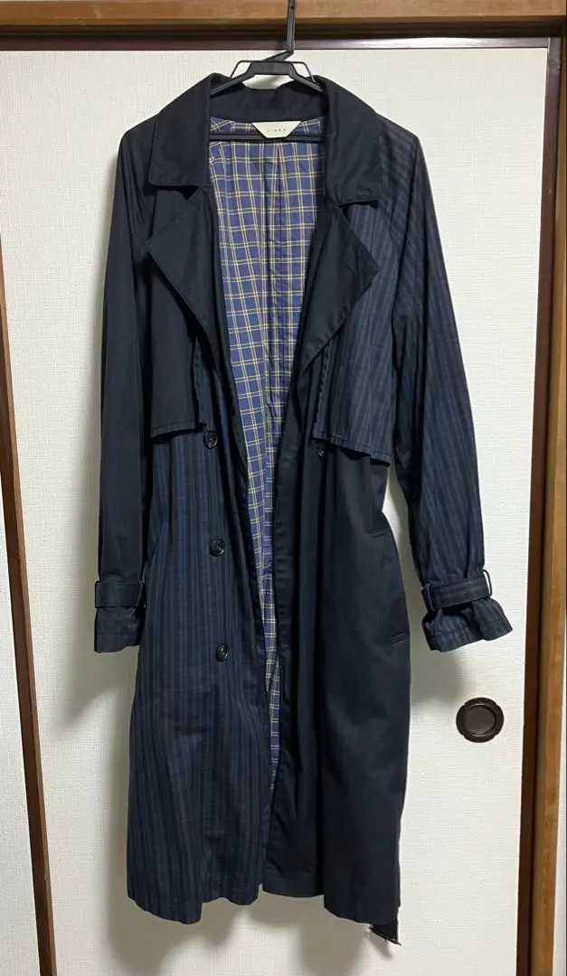 jieda PLAID TRENCH COAT 19aw トレンチコートチェック JieDa / PLAID TRENCH COAT (BROWN) : Proof Of Power - 通販