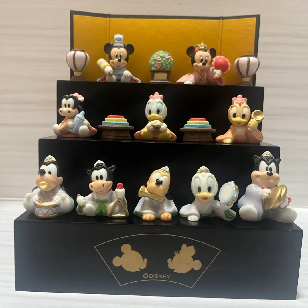 ベルメゾン ディズニー ひな人形 置物 6体セット千趣会 雛祭り】 壇付きおひなさまフルセット(ディズニー/Disney)｜通販