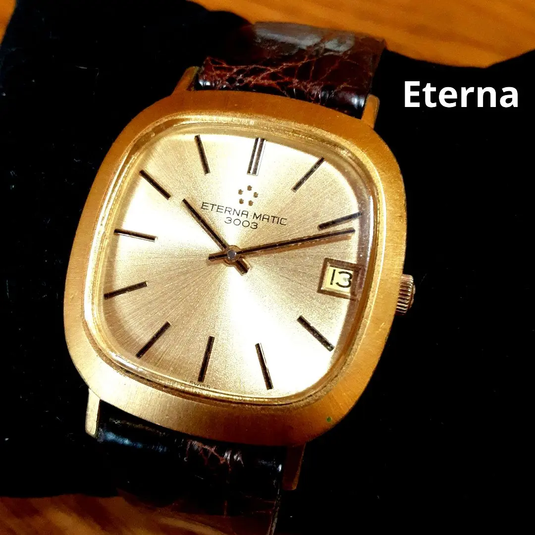エテルナエテルナマチック2002デイトATメンズ腕時計稼働品
