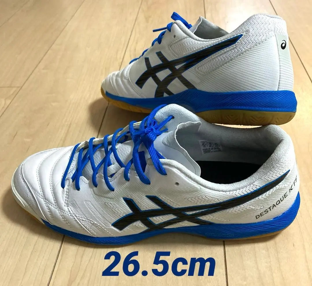 アシックス デスタッキ6K 26.5cm フットサルシューズ - メルカリ