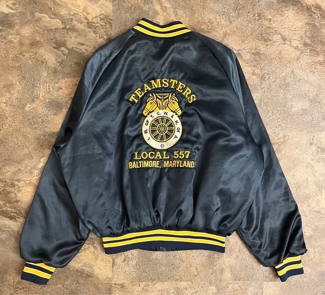 Rhyme　Syndicate ライムシンジケート　スタジャン 激レア '90s RHYME SYNDICATE ライムシンジケート ナイロン