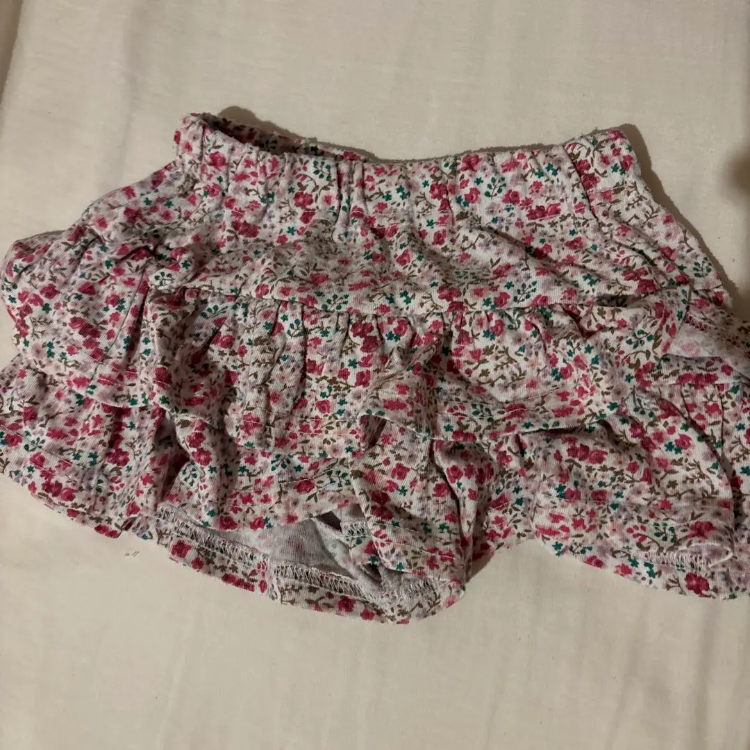 Thumbnail of Classic Floral Ruffle Pants Skirt - Girls - Size 90