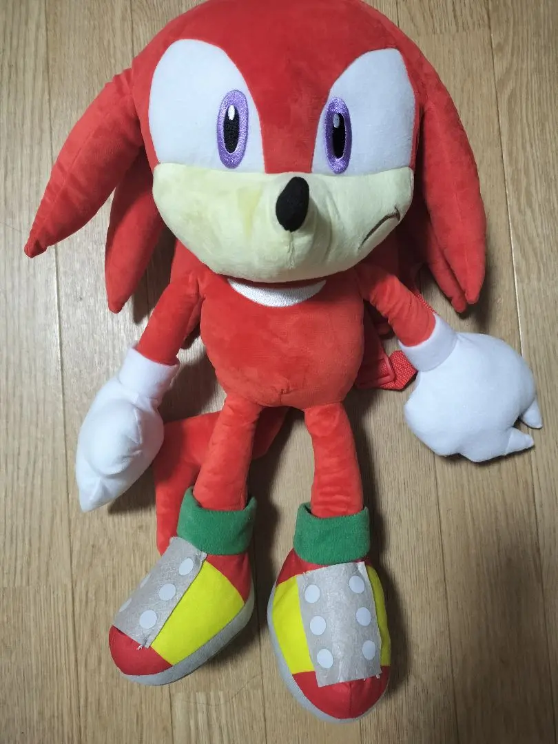 最安値✨【新品未使用】ソニック　シャドウ　ぬいぐるみリュック 新品未使用】タグ付き ソニック シャドウ ぬいぐるみリュック 約